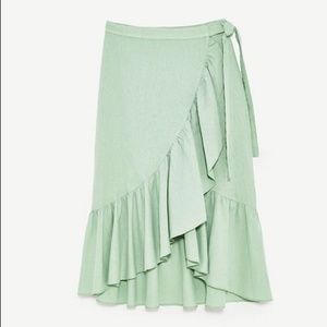 Zara wrap skirt